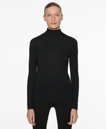 Повседневный лонгслив BASE LAYERS с содержанием 10% кашемира