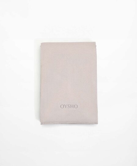 Mauve yoga towel