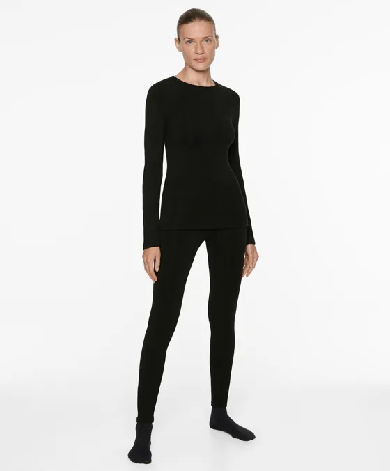 Повседневный теплый лонгслив Base Layers Seamless, единый размер